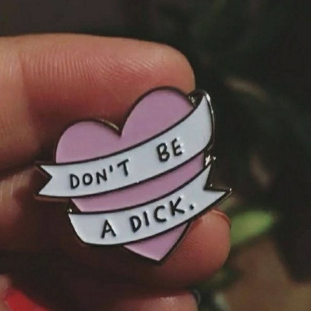 Enamel Humorous Pin NWOT